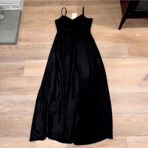 MUMU weddings black gown.